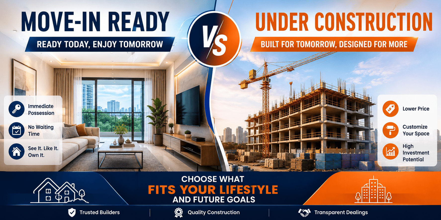 Move-In Ready vs Under Construction
