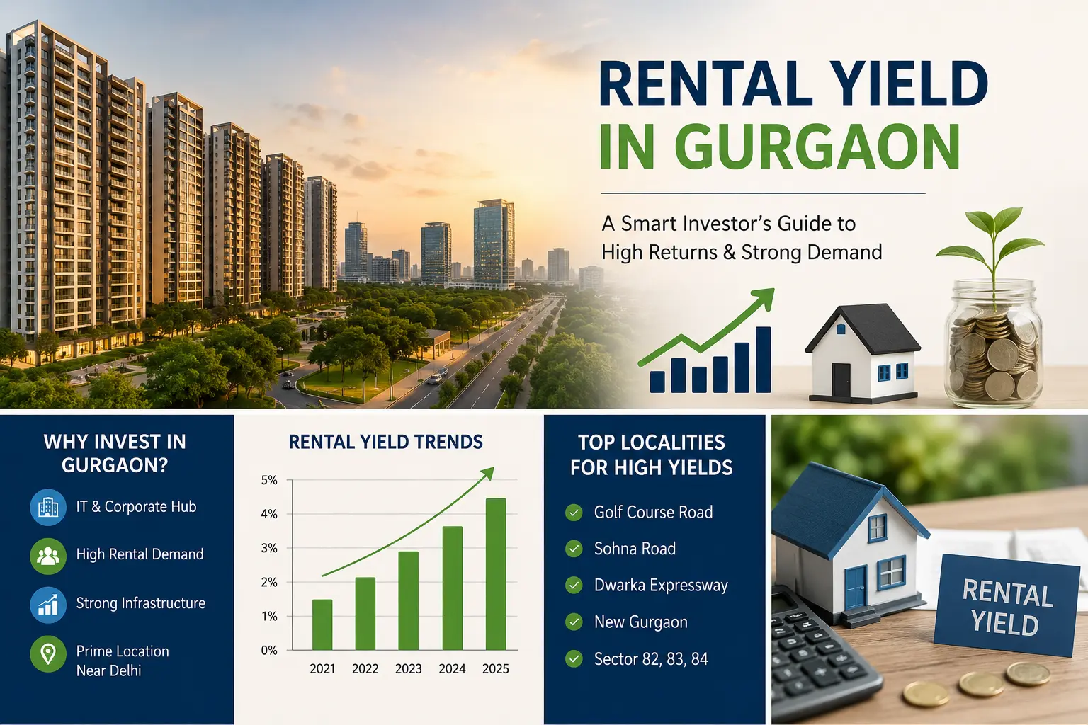Rental Yield in Gurgaon