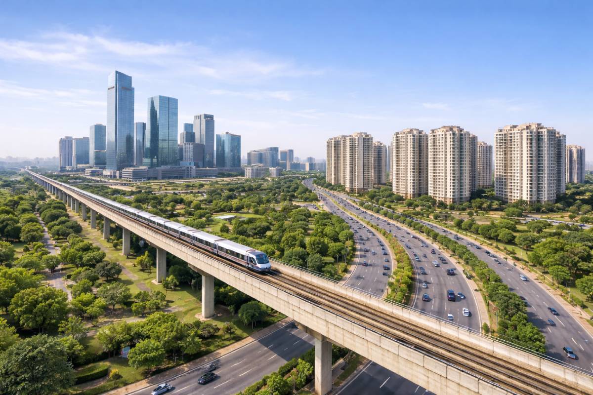 Gurgaon infrastructure development and real estate growth