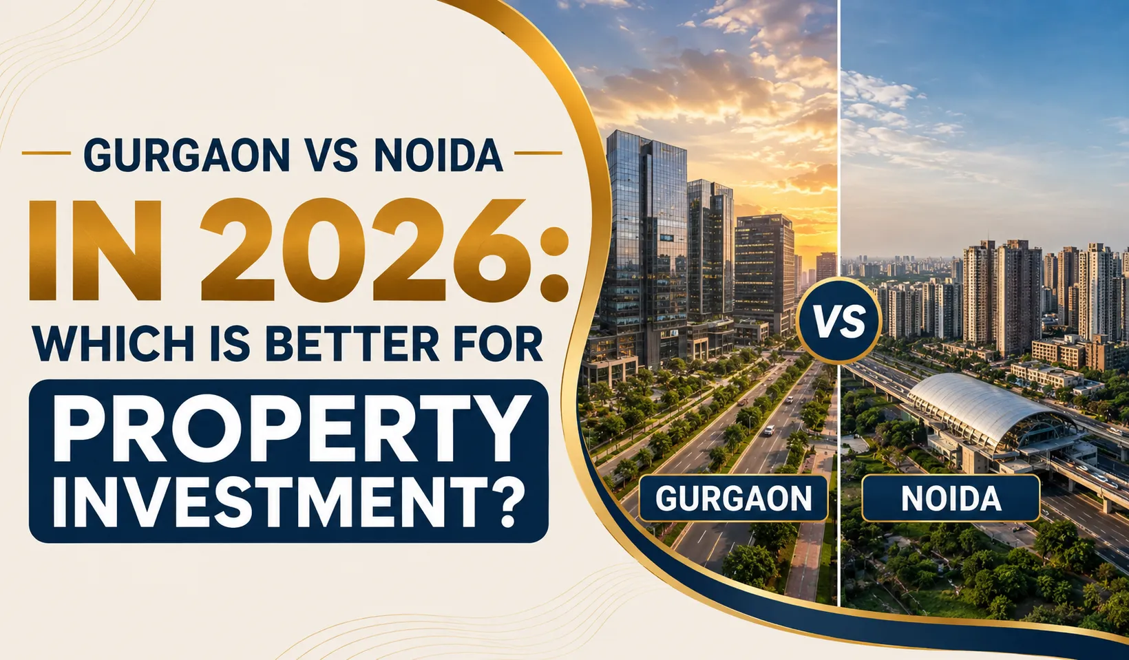 Gurgaon vs Noida in 2026